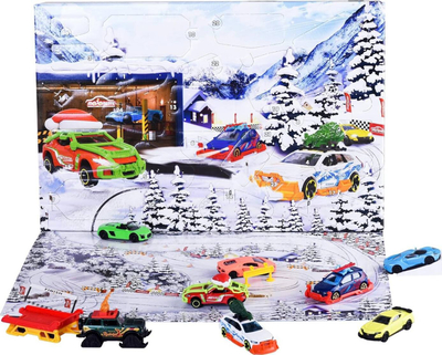 Kalendar Advent Majorette me 24 surpriza, lodra makina, multingjyrësh