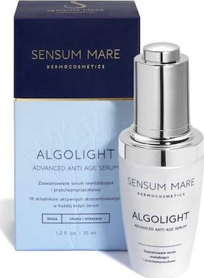 Serum fytyre Sensum Mare ALGOLIGHT Advanced Revitalizing Anti-Wrinkle, 35ml, për lëkurë të yndyrshme
