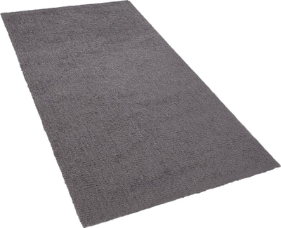 Tapet Beliani Shaggy DEMRE, 80x150 cm, poliester, gri e errët