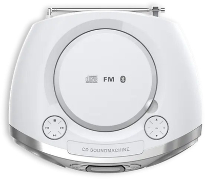 Radio me CD Philips TAZ2000 Soundmachine, FM, Bluetooth, USB, i argjendtë/i bardhë