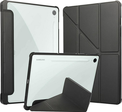 Mbulesë stand për Samsung Galaxy Tab S10+, me magnet, e zezë