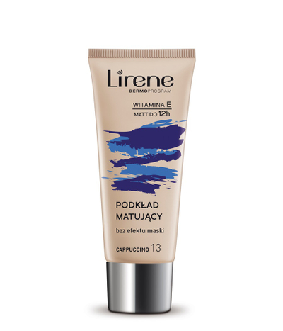 Krem pudër Lirene Nature Matte, Cappucino 13, 30 ml