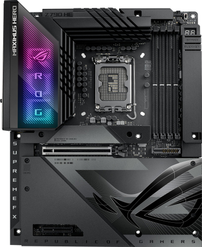 Pllakë amë ASUS ROG Maximus Z790 Hero BTF, LGA1700, DDR5, e zezë