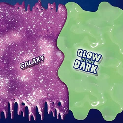 Lodër slime Glow in the Dark, set 2x120g, që ndrit në errësirë
