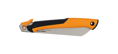 Sharrë tërheqëse Fiskars, palosëse, 13 tpi, zezë/ portokalli