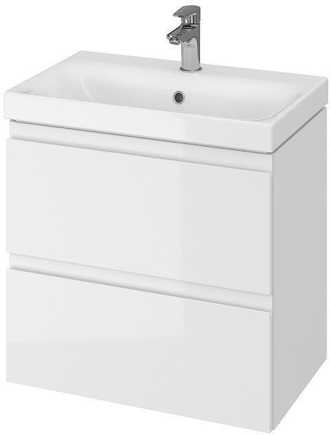 Set mobilje banjoje Cersanit Moduo City B460, 60cm, me dollap, e bardhë