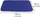 Jastëk hekurosjeje Maximex, 100 cm, blu