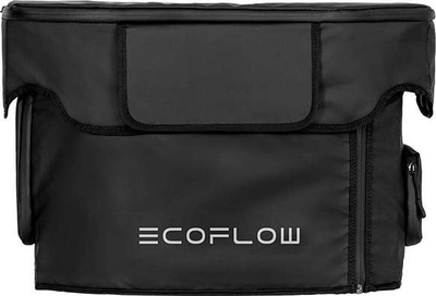Çantë mbrojtëse EcoFlow DELTA Max për stacion energjie portativ, me xhepa anës për me i kap kollaj, e zezë