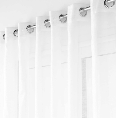 Perde e hollë White Sheer Curtain, 240x240 cm, e bardhë