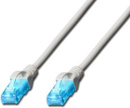 Kabllo patchcord Digitus Cat.5e, U/UTP, 3m, gri
