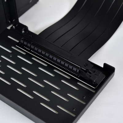 Paneli i pasmë për kasë O11 Mini Lian Li + Riser PCIe 4.0, e zezë