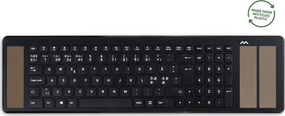 Tastierë Mousetrapper Type, wireless Bluetooth 5.0, layout nordik, e zezë