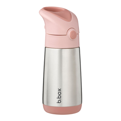 Shishe termike për fëmijë b.box, pipë silikoni, 350ml, rozë blush