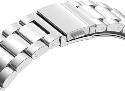 Rrip ore Tech-Protect Stainless për Galaxy Watch 4, 40mm 44mm, çelik inox, i zi