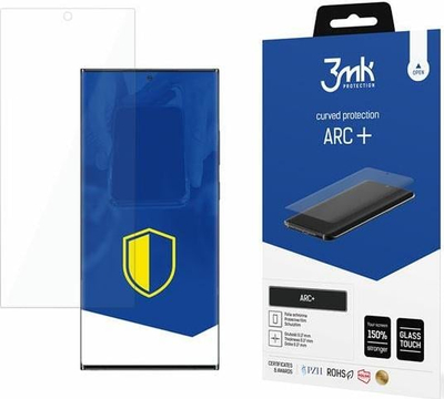 Fletë mbrojtëse ekrani 3MK ARC+ për Samsung Galaxy S22 Plus, transparente