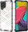 Mbrojtëse telefoni Hurtel Honeycomb për Samsung Galaxy M53 5G, kornizë xheli, rezistente ndaj goditjeve, e zezë