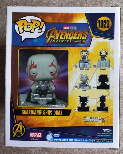 Figura koleksionuese Funko Pop Marvel Avengers Infinity War Drax, vinil