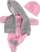 Veshje për kukull Smily Play, 32 cm, komplet, rozë me gri
