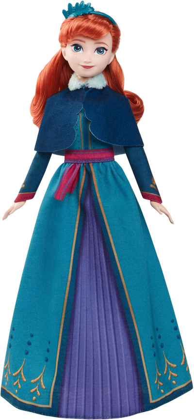Kukull Disney Frozen Enchanted Stories Anna, me fustan rezervë, me aksesorë, shumëngjyrëshe