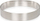 Rreth torte Patisse Cake Ring, 20 x 4.5 cm, çelik inox, argjendtë