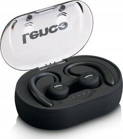 Kufje wireless Lenco EPB-460BK, in ear, IPX5, të zeza