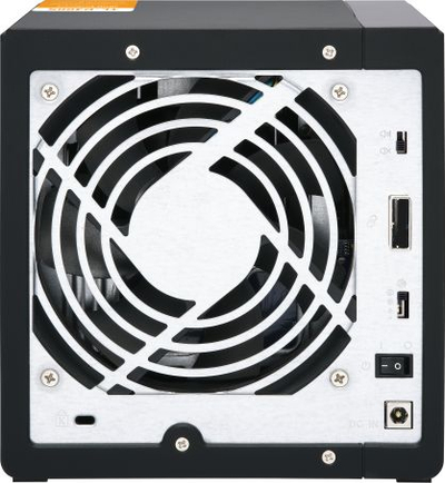 Enklodhurë QNAP TL-D400S, 4 slote 3.5", SATA 6 Gb/s, e zezë