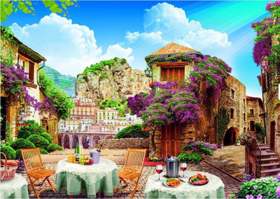 Puzzle Clementoni Italian Sight, 1500 copa, me pamje italiane, shumëngjyrësh