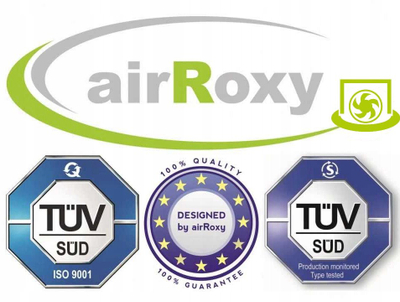Ventilator kanali airRoxy aRil 150 ECO, 620 m³/h, i bardhë