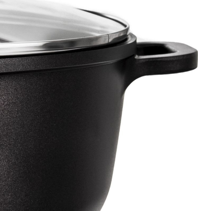 Set tenxheresh ORION GRANDE, 7 pjesë, sipërfaqe jo-ngjitëse, i zi