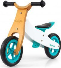 Biçikletë balancu Milly Mally Cool Classic 2 në 1, ulëse e rregullushme, rrota shkumë, mentol