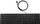 Tastierë HP Full-size, me kabllo USB, layout ndërkombëtar, e zezë