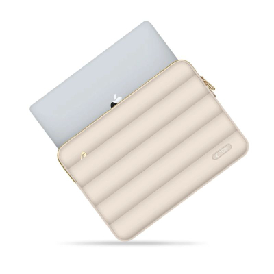 Sleeve laptopi Tech-Protect Puffy, 13-14", universal, bezhë