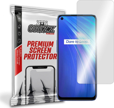 Xham mbrojtës GrizzGlass Hybrid Glass për Realme 6, transparent