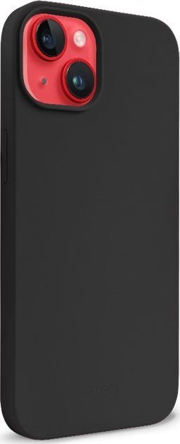 Këllëf telefoni Crong Color Cover për iPhone 14 Plus, silikon Anti Shock, i zi