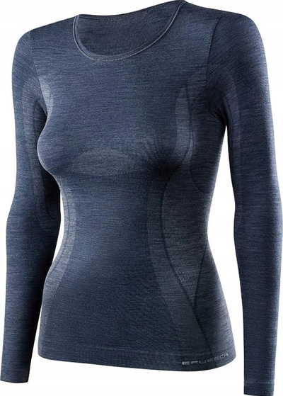 Bluzë termo Brubeck Comfort Wool LS11610 për goca, me mëngë të gjata, përditshme, madhësia M