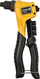 Riveter dore VOREL 70035, 200 mm, për nite 2.4 4.8 mm, i zi