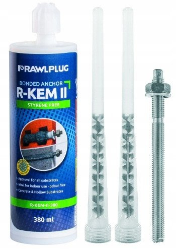 Rrëshirë fiksuese Rawlplug Styrene Free Resin, 175ml, gri