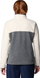 Bluzë fleece për femra Columbia Benton Springs 1/2 Snap Pullover II, 100% poliester, gri e bardhë