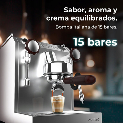 Ekspres kafeje Cecotec Baristeo Classic, profesional, inox, gri me argjend