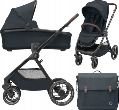 Karrocë bebe Maxi Cosi Oxford, sedilje e kthyeshme, deri 22kg, gri grafit