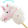 Играчка коњ со стап Milly Mally Hobby Horse, со движења и звуци, од 18 месеци, бел