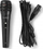 Mikrofon Durable Dynamic njëkahësh, 6.35mm edhe XLR, me kabllo 5m, i zi