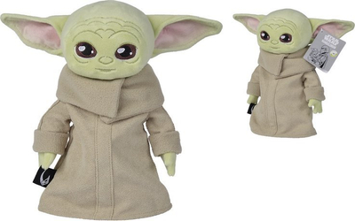 Lodër pellushi Simba Disney Mandalorian Grogu, 28 cm, për muajt e parë të jetës, jeshile