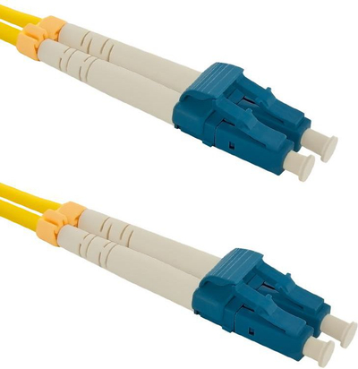Kabllo fibër optike Qoltec Duplex LC UPC LC UPC, SingleMode 9/125µm, 3m, e verdhë