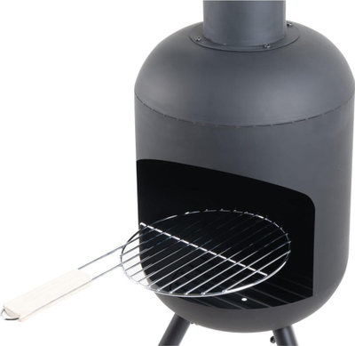 Oxhak kopshti RedFire Fuego me grill, për jashtë, ngjyrë e zezë