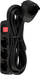 Zgjatues REV Power Strip 3+1, 5m, me çelës, i zi