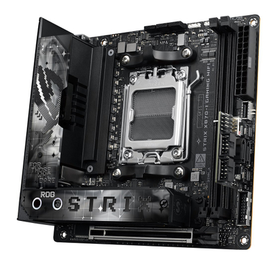 Pllakë amë ASUS ROG Strix X870-I Gaming WiFi, AMD X870, Socket AM5, Mini ITX, e zezë