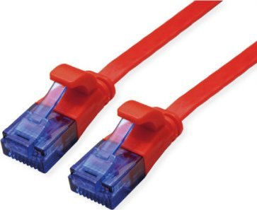 Kabllo rrjeti VALUE Patch Cable Cat.6A UTP, ekstra i sheshtë, 3m, i kuq