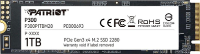 Disk SSD Patriot P300, 1 TB, M.2 2280, PCI-E x4 