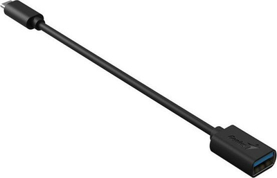 USB адаптер Џениус USB C во USB A, 3.0, 5Gbps, црн